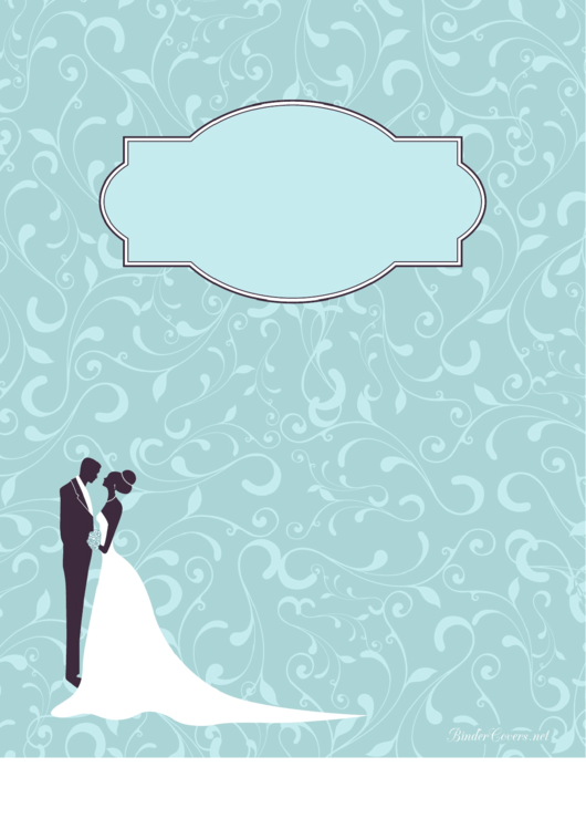 Wedding Binder Cover Template Printable pdf