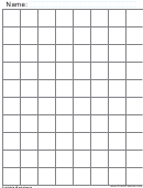 Gray Inch Graph Paper