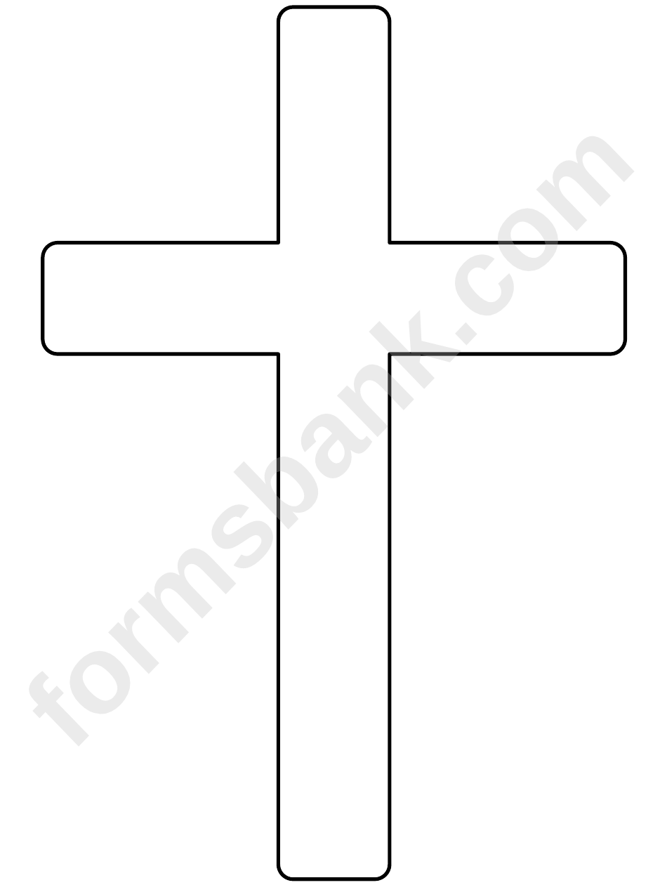 Cross Pattern Template