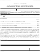 Form Dhcs 7020 - California Screening Work Sheet - Health And Human Services Agency