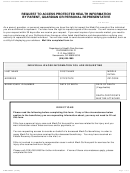 Form Dhcs 6237 - California Request To Access Protected Health Information By Parent, Guardian Or Personal Representative - Health And Human Services Agency