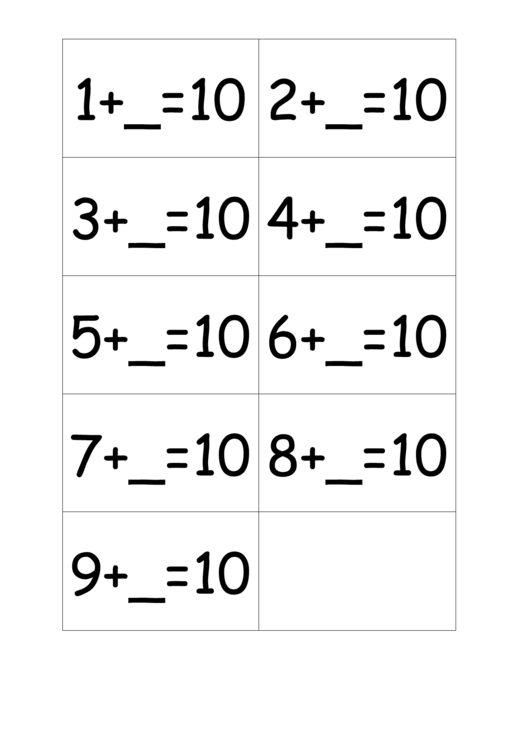 Counting Math Worksheet Printable pdf