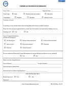 Forms Authorization Request