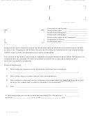Form Mc 179 - Information Letter (spanish)