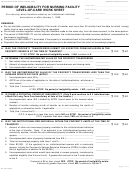 Form Mc 176 Pi - Period Of Ineligibility For Nursing Facility Level-of-care Work Sheet