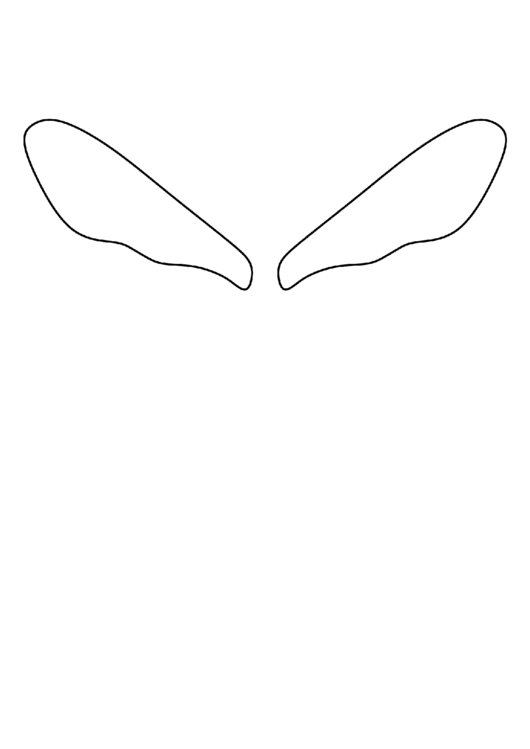 Bee Wings Pattern Template Printable pdf