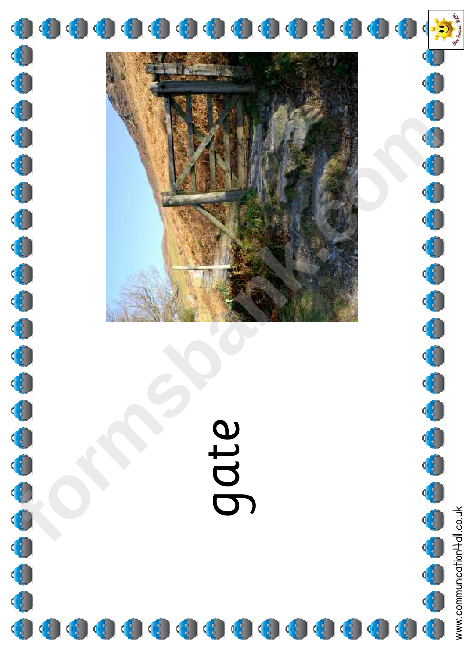 Camping Photo Poster Template