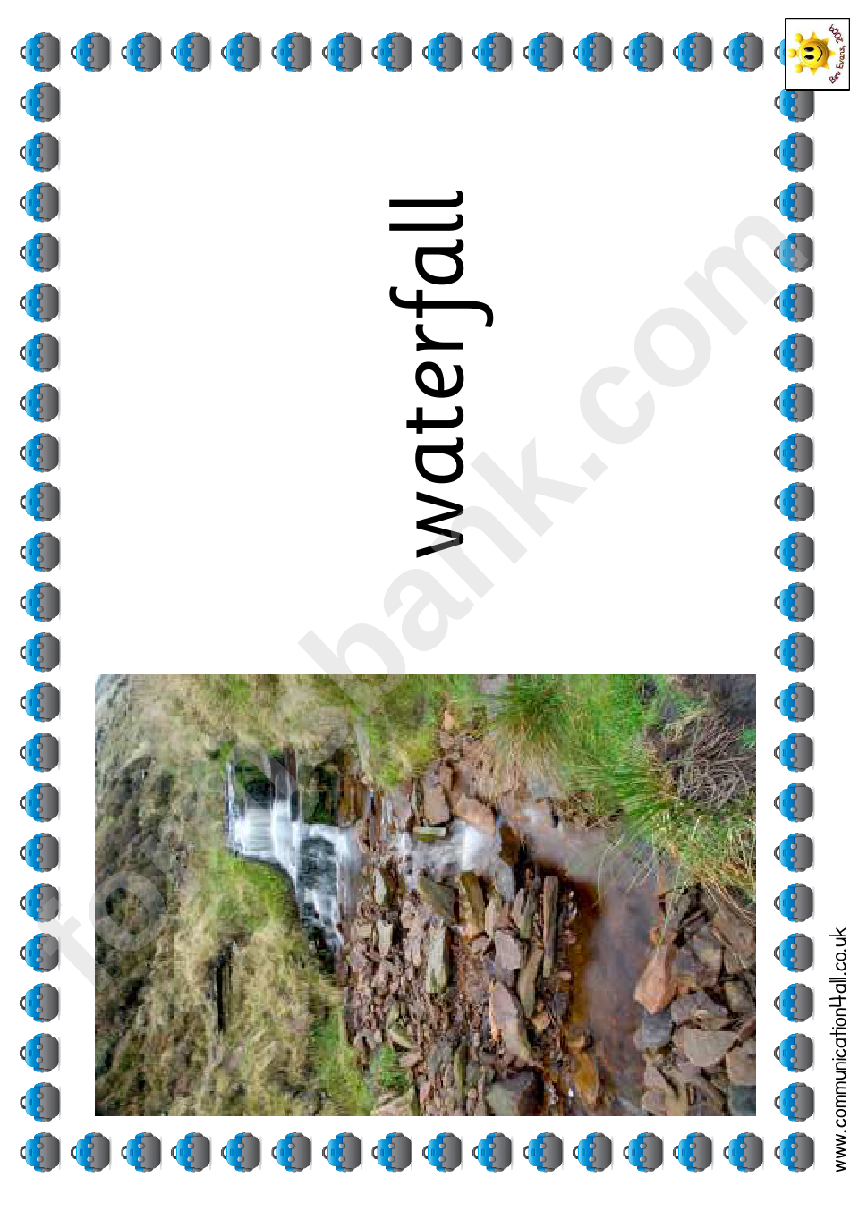 Camping Photo Poster Template