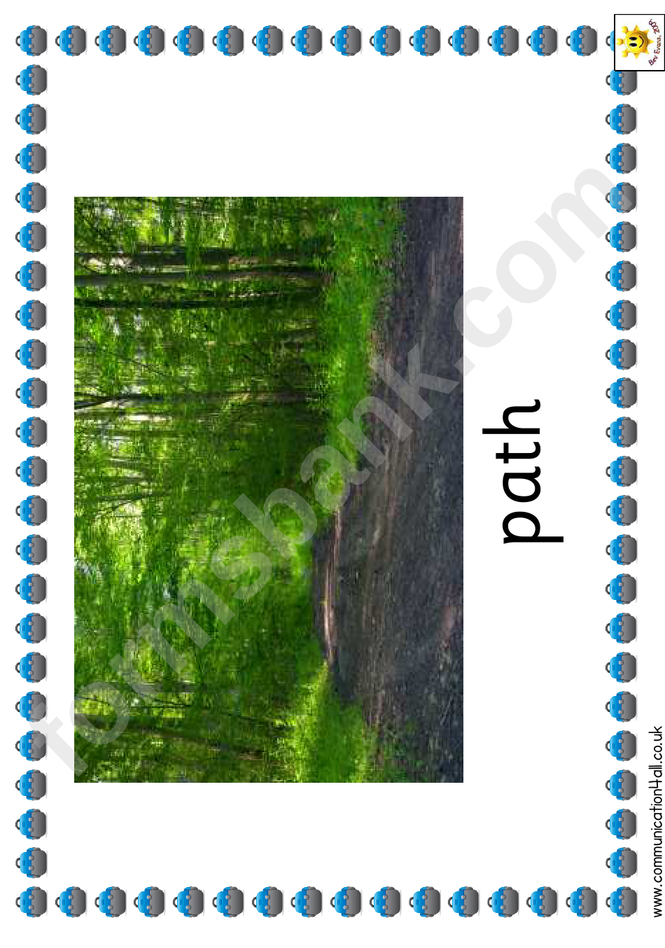 Camping Photo Poster Template