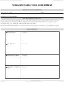 Fillable Form Rfa-04 - Resource Family Risk Assessment Printable pdf