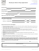 Employee Static Cling Application - Oregon Department Of Administrative Services