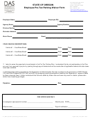 Employee Pre-tax Parking Waiver Form - Oregon Department Of Administrative Services