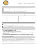 Limited Duration Agreement - Oregon Department Of Administrative Services