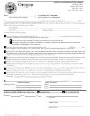 Certificate Of Compliance For Pro Hac Vice Admission - Oregon Administrative Hearings