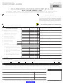 Form Boe-517-rr - Property Statement - Railroads - 2013