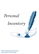 Personal Inventory Template
