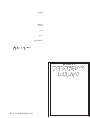 You're Invited To A Birthday Party Invitation Template