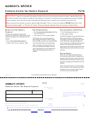 Form Pv78 - Common Carrier Tax Return Payment
