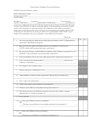 Parent Survey Telephone Conversation Record - Arizona Department Of Education
