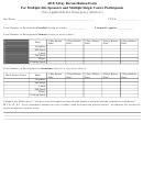 Ade 5-Day Reconciliation Form For Multiple Site Sponsors And Multiple Single Center Participants - Arizona Department Of Education Printable pdf