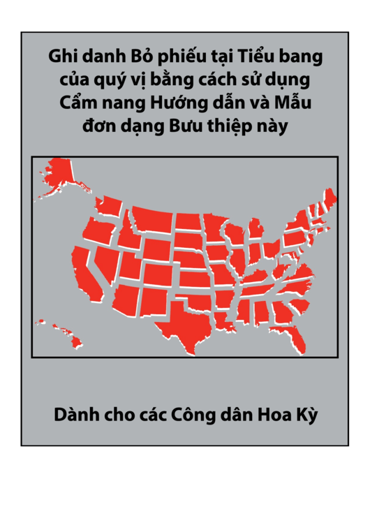 Fillable Official Election Mail Template (Vietnamese) Printable pdf