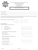 Financial Review Form - Arizona Department Of Liquor Licenses And Control