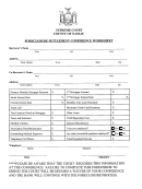 Foreclosure Settlement Conference Worksheet - New York Supreme Court