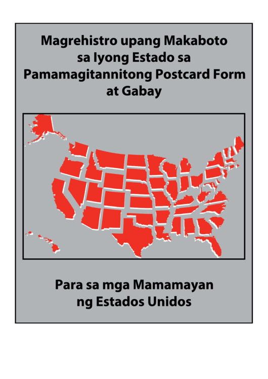 Official Election Mail (Tagalog) Printable pdf