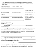 Affidavit In Support Of Temporary Restraining Order Against A Public Officer, Board, Or Municipal Corporation - New York Supreme Court