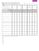 Unit Assessment Record Template
