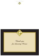 Full Size Thank You Note Card Template