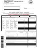 Fillable Form Wv/sev-400c - West Virginia Coal Severance Tax Estimate Printable pdf