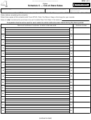 Form Mt-61 -Cider - Schedule C - Out-Of-State Sales Printable pdf