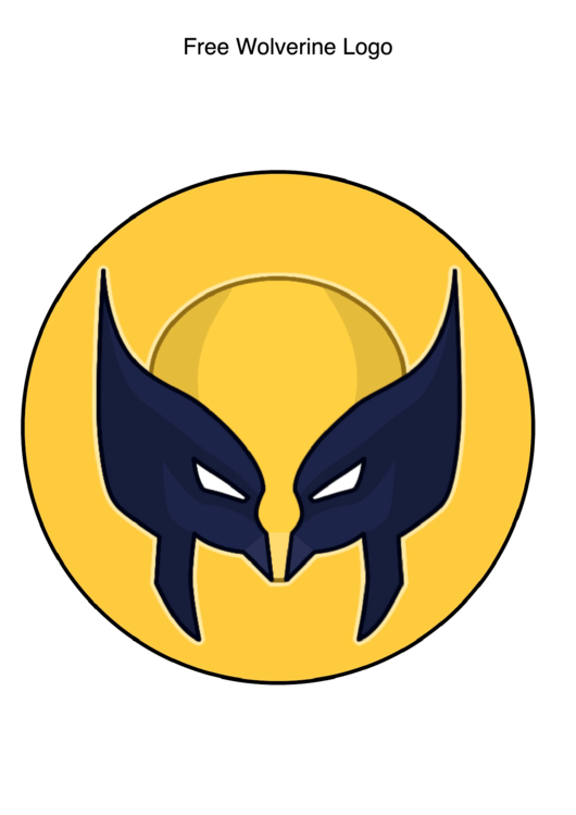 Wolverine Logo Template Printable pdf