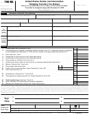 Fillable Form 706-Na - United States Estate (And Generationskipping Transfer) Tax Return Printable pdf