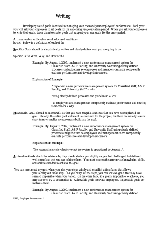 S.m.a.r.t. Goal Questionnaire Template printable pdf download