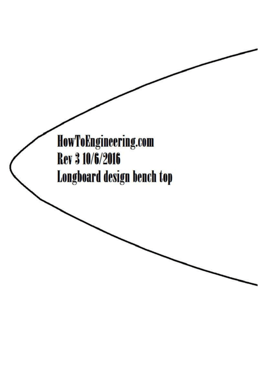 Longboard Template Printable Pdf Download