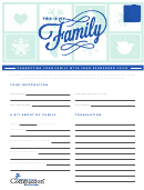 Connecting Your Family With Sponsored Child Letter Template