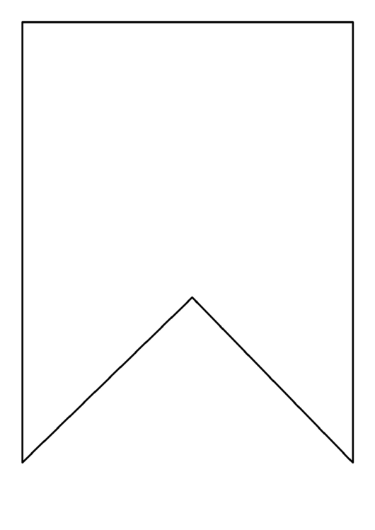 Square Bunting Pattern Template Printable pdf