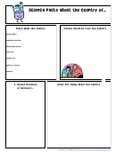Science Facts About The Country Worksheet Template