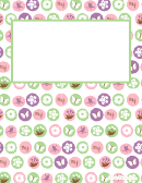 May Binder Cover Template