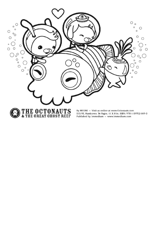 The Octonauts And The Great Ghost Reef Coloring Sheet printable pdf ...