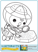 The Octonauts And The Growing Goldfish Coloring Sheet