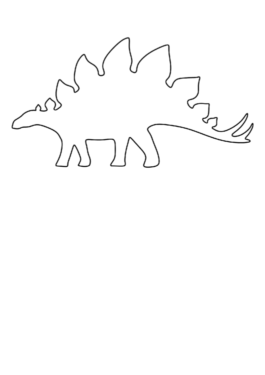 Stegosaurus Pattern Template, Stegosaurus Pattern Pattern Templates, Stegos...