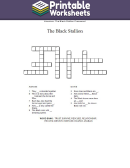 The Black Stallion Crossword Puzzle Template