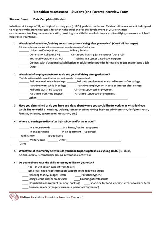 transition-assessment-student-and-parent-interview-form-printable