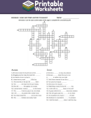 Lewis And Clark And Me Crossword Puzzle Template