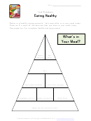 Eating Healthy Worksheet Template With Answers