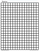 Black Half Inch Graph Paper