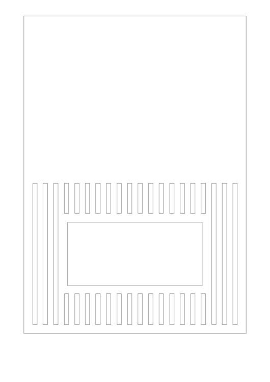 Papercut Card Template Set Printable pdf
